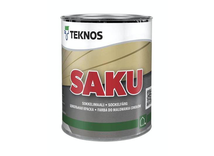 Saku Sokkelimaali 0,9l PM1 - Kivipintamaalit ja pohjusteet - 6414620008775 - 1