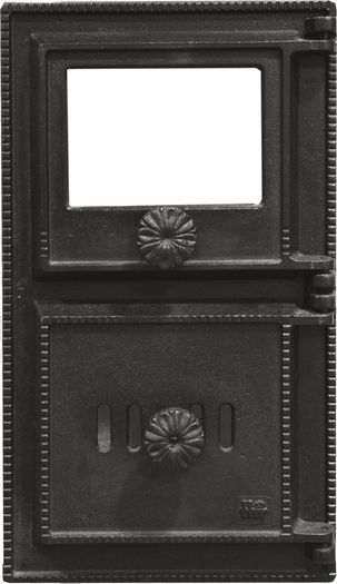 Tulipesänluukku Pisla HTT136 180x345 - Tulisijavalut ja tarvikkeet - 6414671072015 - 1