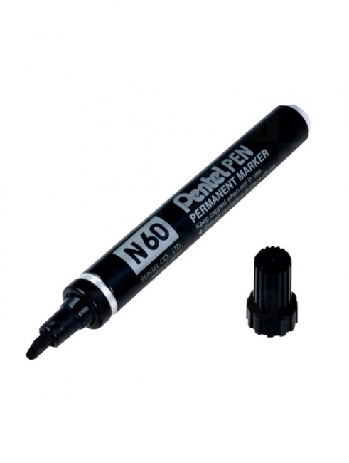 Tussi Pentel XN60 musta viisto kärki - Merkintä ja linjanarut - 4016284100295 - 1