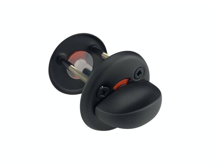 WC-vääntönuppi FXA musta - Ovikilvet ja wc:n vääntönupit - 6438313611325 - 1