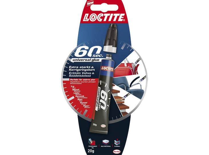 Yleisliima Loctite 60 sec 20g - Yleisliimat ja askarteluliimat - 4015000433235 - 1