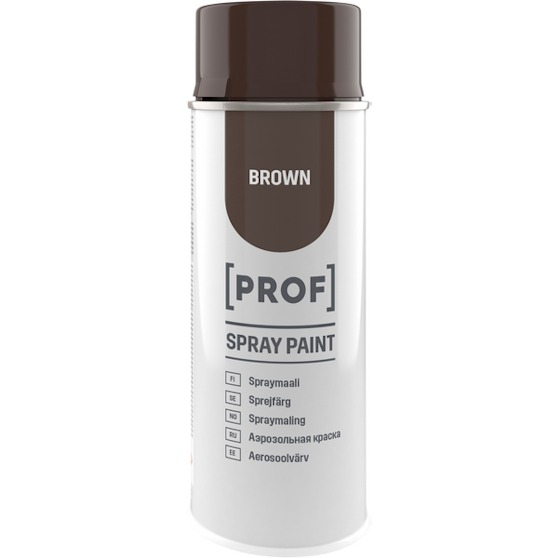 Spraymaali PROF Ruskea - Spraymaalit ja spraylakat - 6438313407645 - 1