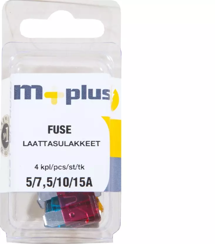 M+ laattasulakelajitelma - Autosulakkeet - 6417196696865 - 1