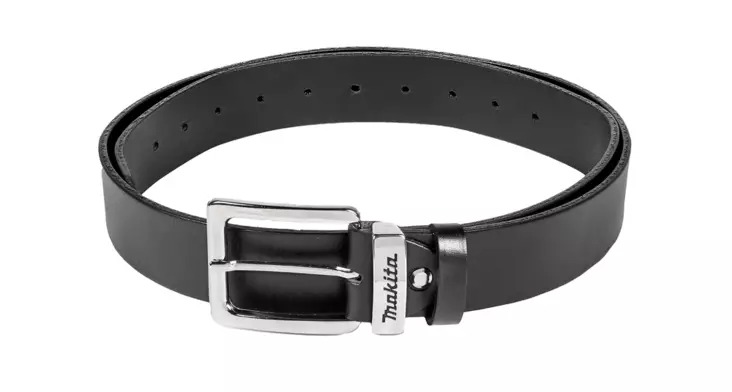 Nahkavyö musta, koko M, mitat: 1130x38mm - Työvaatteet - 0088381566865 - 1