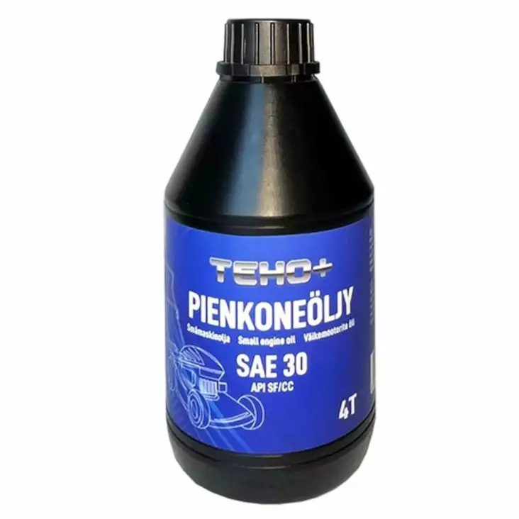 Pienkoneöljy Teho+ Sae 30 0,6l - Pienkoneöljyt ja kemikaalit - 6417196781325 - 1