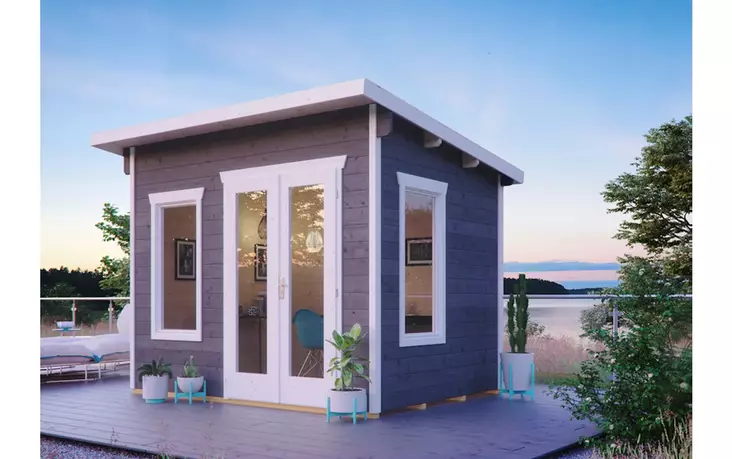 Pihatalo Cello Solna maalattu 6,5m² - Aitat ja vierasmajat - 6438313621515 - 1