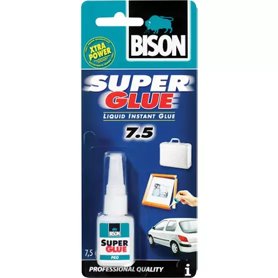 Pikaliima Bison Professional Super Glue - Liimat ja tiivistymassat - 8710439901275 - 1