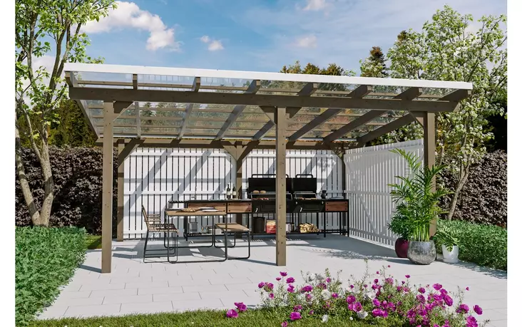 Terassikatos Goodiy Roskilde 17,5m² - Aitat ja vierasmajat - 6438313762195 - 1