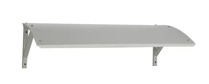 Ulkoyksikön suojakatos harmaanvalkoinen - Asennustelineet ja sulatus - 7465482457855 - 1