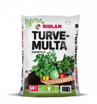 Biolan Turvemulta lava 70 x 50L - Puutarhamullat ja turve - 70x6411960054356 - 2