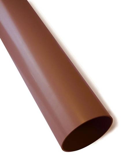 Syöksyputki Ø 75 mm/3 m Ruskea - Sadevesijärjestelmät - 5702752104436 - 1