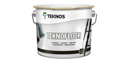 Teknofloor Lattiamaali 2,7l valkoinen - Lattiamaalit ja lattiapinnoitteet - 6414620285466 - 1
