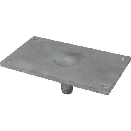 Teräslaatta BCE 100x175x6 M20x70 - Perustuspilarit - 6409310062236 - 1