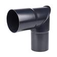 Taivutettu putki Ø75mm/90° musta - Sadevesijärjestelmät - 5702752305406 - 1