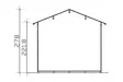 Aittavarasto Cello Ludvika 9,8m2 - Aitat ja vierasmajat - 4018211761876 - 4