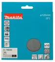 Makita Hiomaverkko 125 mm K320, 10 kpl - Hiomapyöröt epäkeskohiomakoneille - 197050354396 - 3