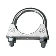 Pakoputkenkiristin sähkösinkitty 42mm - Vaijeritarvikkeet ja ketjutarvikkeet - 5413974390056 - 1