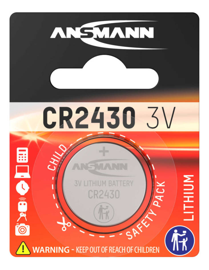 Ansmann CR2430 3V 1-pack Lithium - Paristot - 4013674020096 - 1