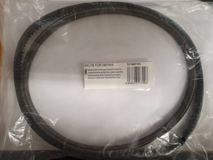 Hihnasarja FXA 56 cm lumilinko - Lumilinkojen varaosat - 6438313177906 - 1