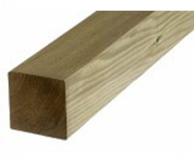 Kestopuu 125x125 vihreä A-luokka - Kyllästetty puutavara - 6405422512966 - 1