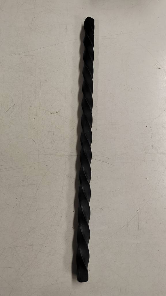 Kierretty Rautatanko 2 x 2 x 60cm - Tulisijavalut ja tarvikkeet - 654987321456 - 1