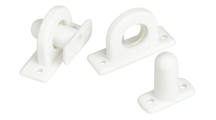 Kitkasalpa PROF kaapinoveen valk. 2kpl - Ovisalvat, ovivasteet ja ovistopparit - 6438313581246 - 1