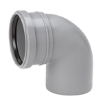 Kulmayhde 110x88,5 harmaa 2430046 - Viemäriputken osat - 6414904213376 - 1