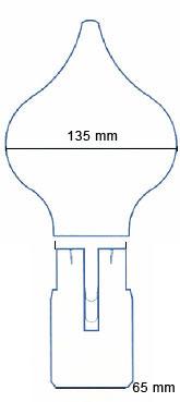 Lipputangon nuppi 65mm - Lipputangot ja tarvikkeet - 6430017090666 - 1