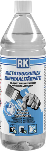 Mineraalitärpätti mietotuoksuinen RK 1l - Ohenteet ja liuottimet - 6418091380026 - 2