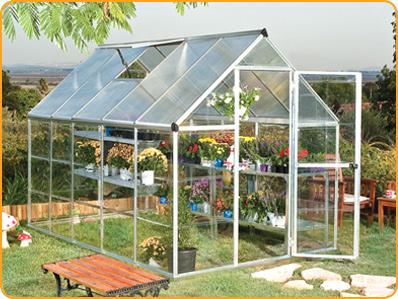 Palram 5,7 m2 Hybrid kasvihuone 6x10 - Kasvihuoneet - 7290103110796 - 1