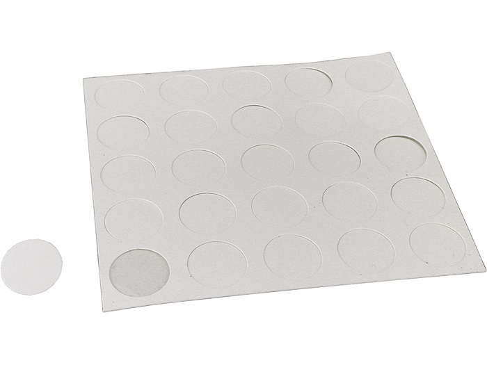 Peitetarra PISLA Valkoinen Ø14 mm 25kpl - Kalustehelat - 6414675097816 - 1