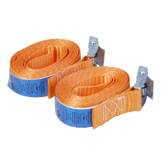Pikalukkovyö PROF 25mm x 2m 250kg 2kpl - Kuormaliinat - 6438313559566 - 1