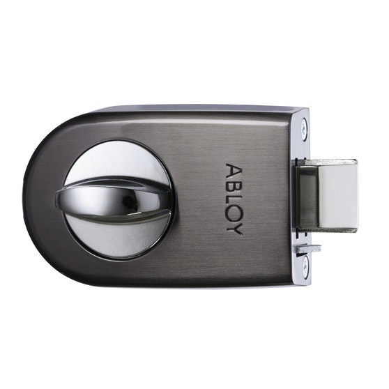 Pintalukko Abloy 010C RI007 musta/kromi - Lukkorungot ja lukkopesät - 6416495202746 - 1