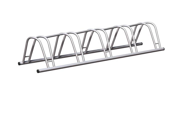 Polkupyöräteline 5-paikkainen sinkitty - Pyykkitelineet ja pyörätelineet - 6417538000336 - 1