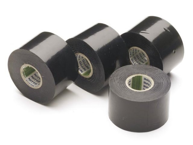 Saumausteippi 50 mm x 20 m NITTO 21 musta 3265933 - Sähköteipit - 5411512069426 - 1