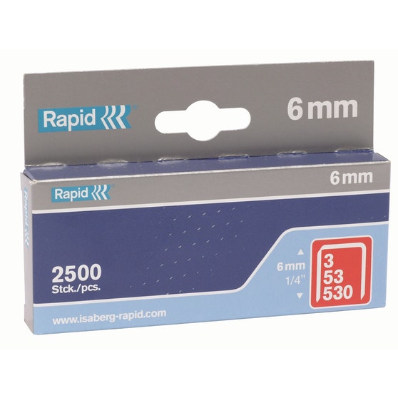 Sinkilä Rapid 53/6mm 2500 kpl - Sinkilät ja niitit - 7313469053016 - 1
