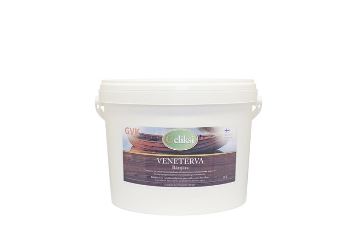 Veneterva 10 L Geliksi - Terassiöljyt, puuöljyt ja kalusteöljyt - 6419726590636 - 1
