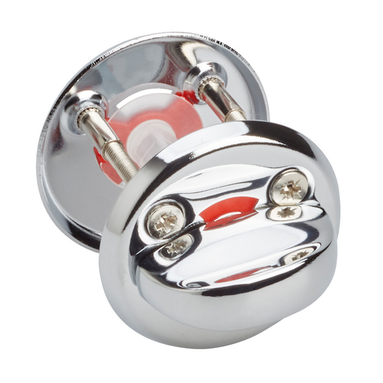 WC-vääntönuppi FXA kromi - Ovikilvet ja wc:n vääntönupit - 6438313762157 - 2