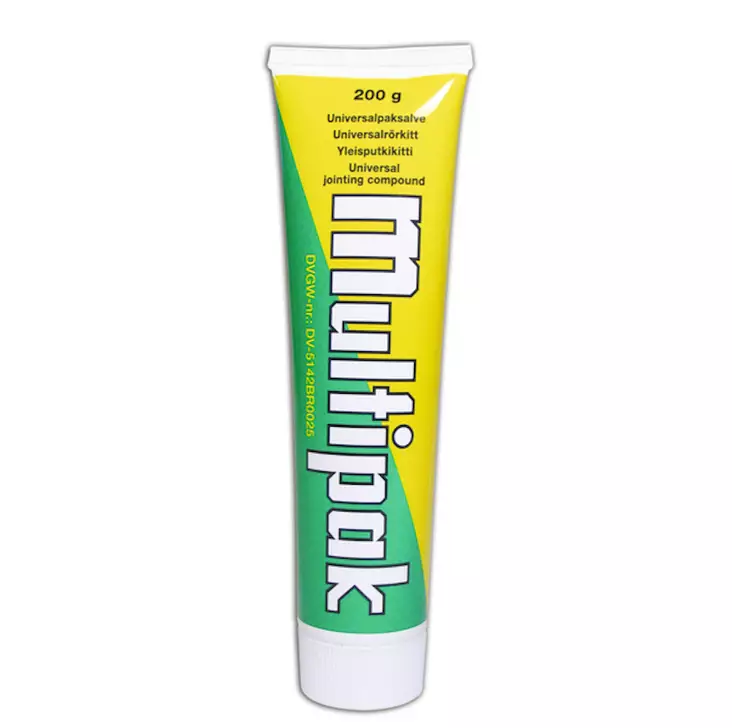 Putkikitti Unipak 200 g tuubi multipak - Vesi ja viemäröinti - 5708923011046 - 1