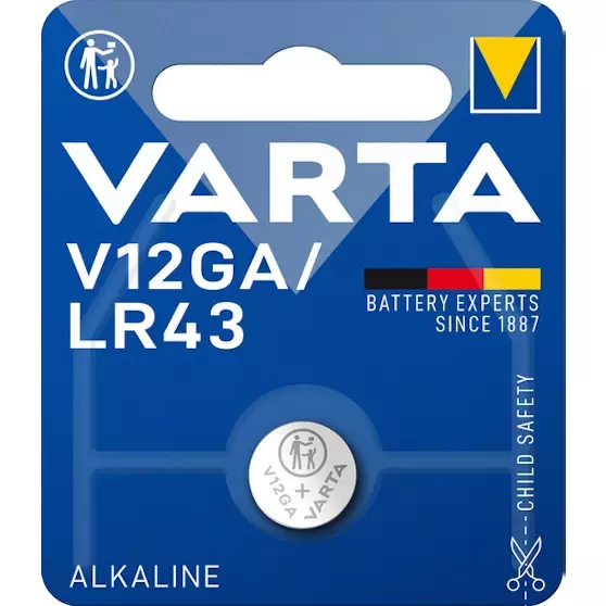 Alkalinappiparisto VARTA V12GA/LR43 - Paristot - 4008496273676 - 1