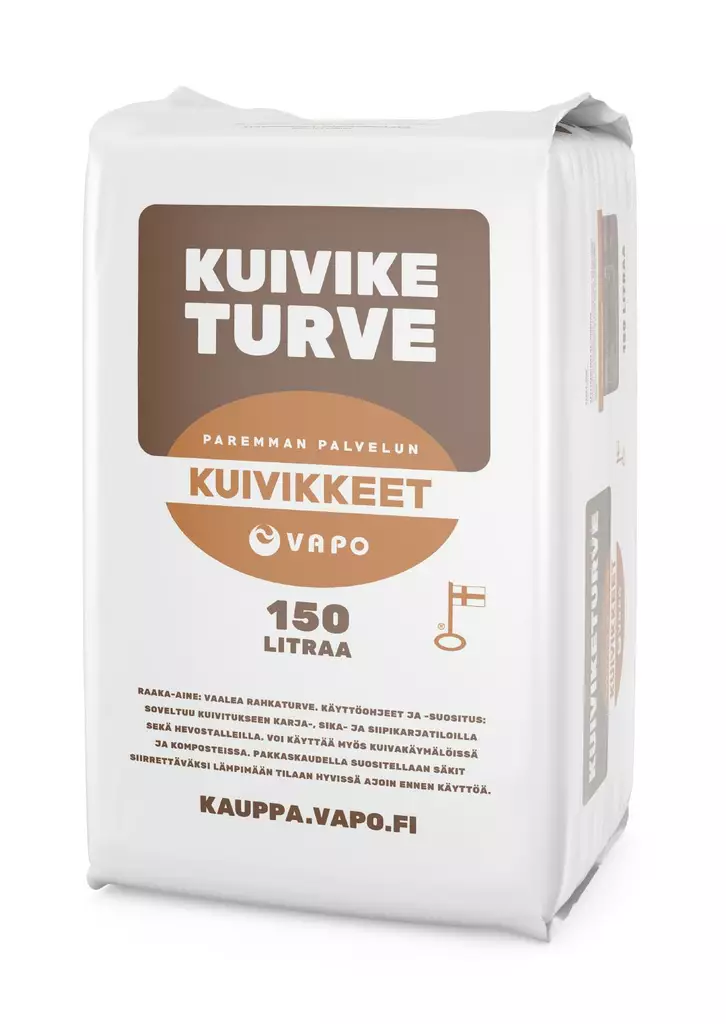 Kuiviketurvepaali 150 l Vapo - Kuivikkeet - 6430016030886 - 1