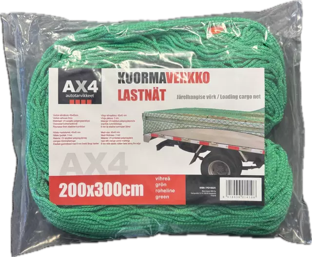 Kuormaverkko Arctic Marine 200 x 300cm - Peräkärryjen kuomut ja pressut - 6418536014196 - 2