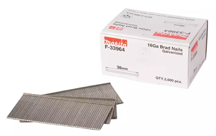 MAKITA Dyckert naula 1,6 x 38 mm, 16Ga - Viimeistelynaulat - 088381543866 - 1