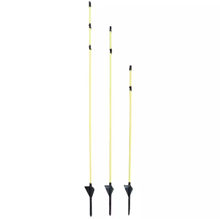 Olli Keltainen lasikuitupylväs 140 cm - Aitaustarvikkeet - 6417160101876 - 1