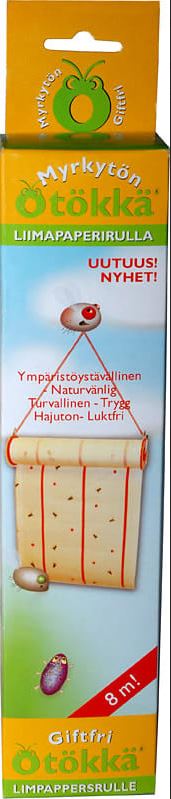 Ötökkä Liimapaperirulla 25cm x 8m - Hyönteisansat ja Hyttyskarkottimet - 6416273022016 - 1