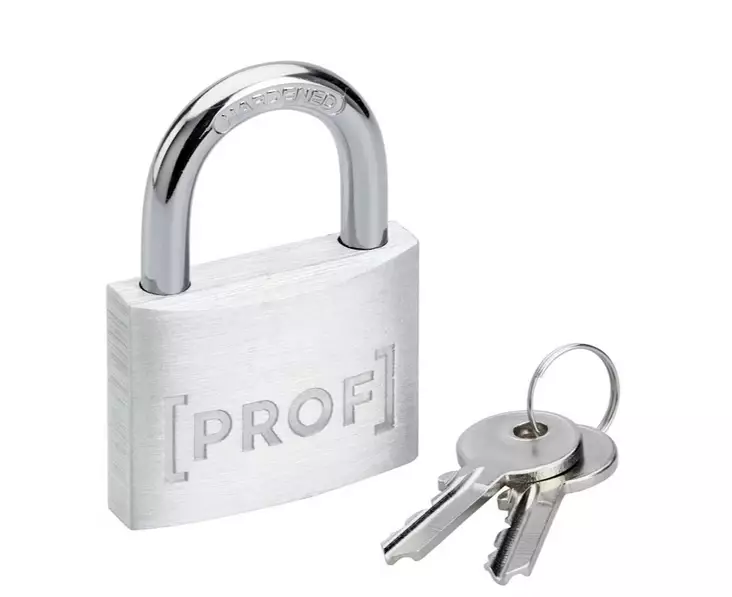Riippulukko PROF 50mm alumiini - Riippulukot - 6438313589396 - 1