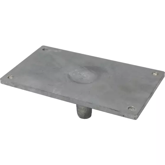 Teräslaatta BCE 100x175x6 M20x70 - Perustuspilarit - 6409310062236 - 1