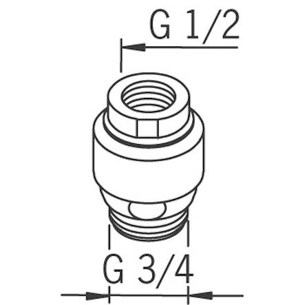 Imusuoja Oras 1/2x3/4 - Hanojen varaosat - 6414150016417 - 2