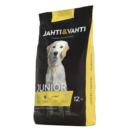 Jahti&Vahti Junior 12 kg - Koiran ja kissan rehut - 6417679047757 - 1