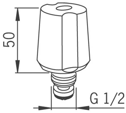 Käyttöventtiili Oras 201310 - Hanojen varaosat - 6414150009327 - 2